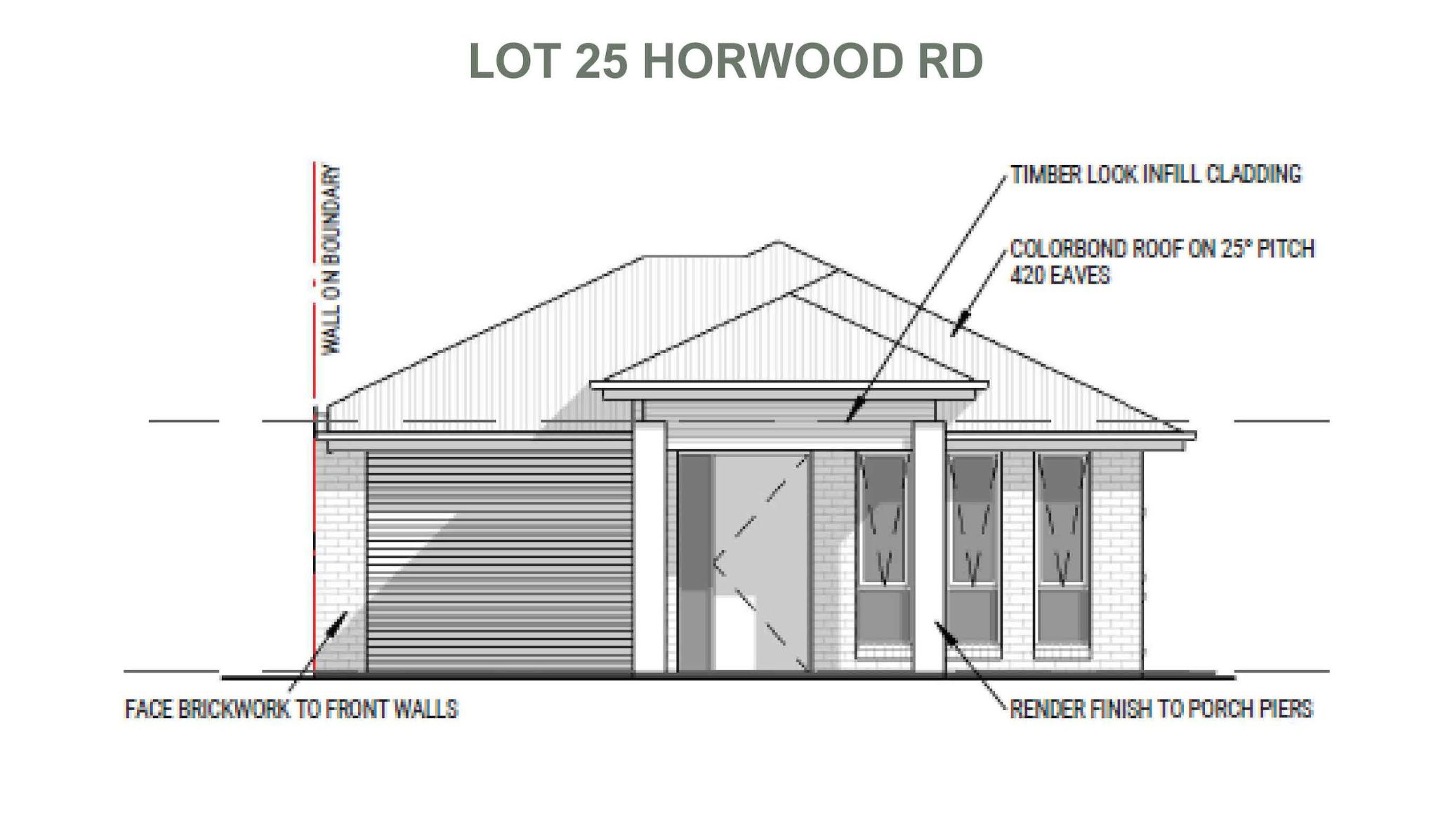 25 Horwood plan drawings