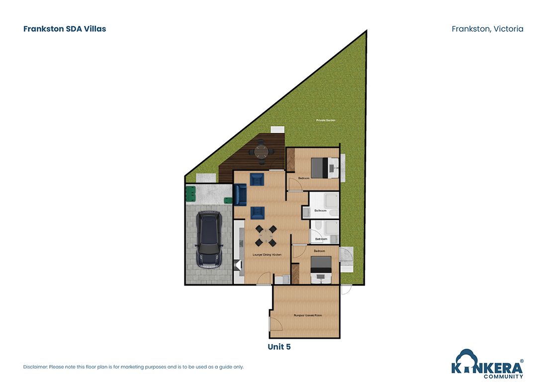 Frankston SDA Villas VIC_2 BR_Robust_Villas_Floorplan6_Small Size