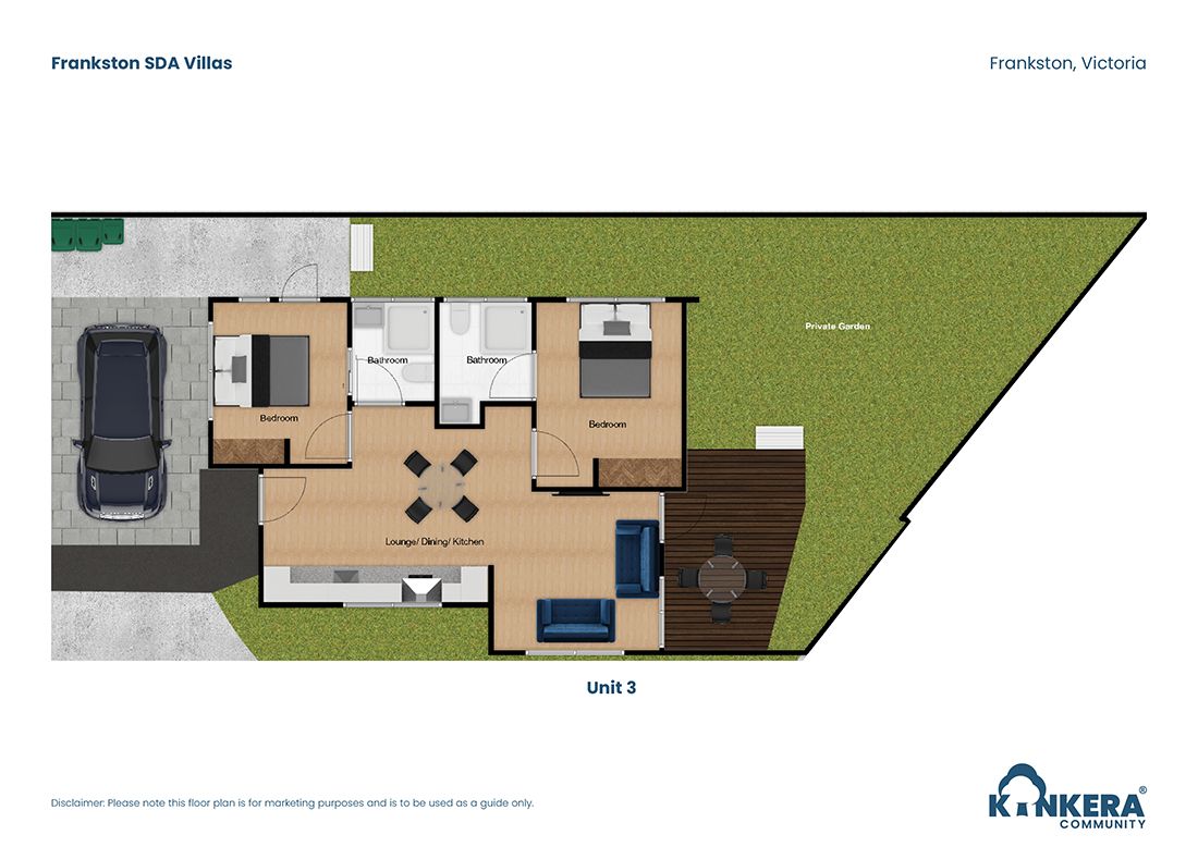 Frankston SDA Villas VIC_2 BR_Robust_Villas_Floorplan4_Small Size