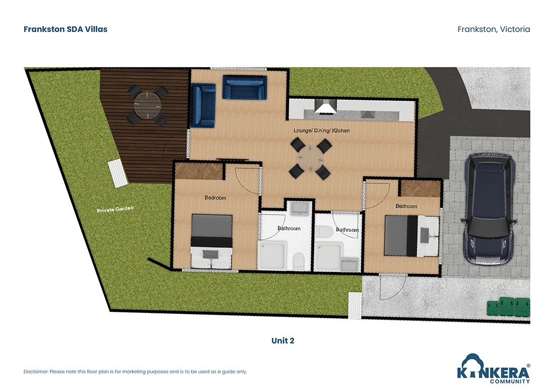 Frankston SDA Villas VIC_2 BR_Robust_Villas_Floorplan3_Small Size