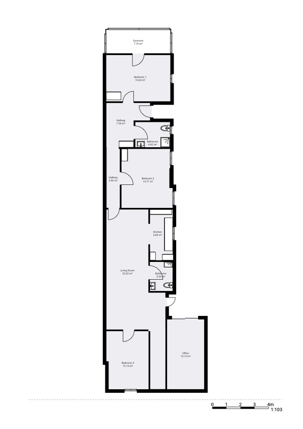 Floor plan 45a oaks avenue  w garden