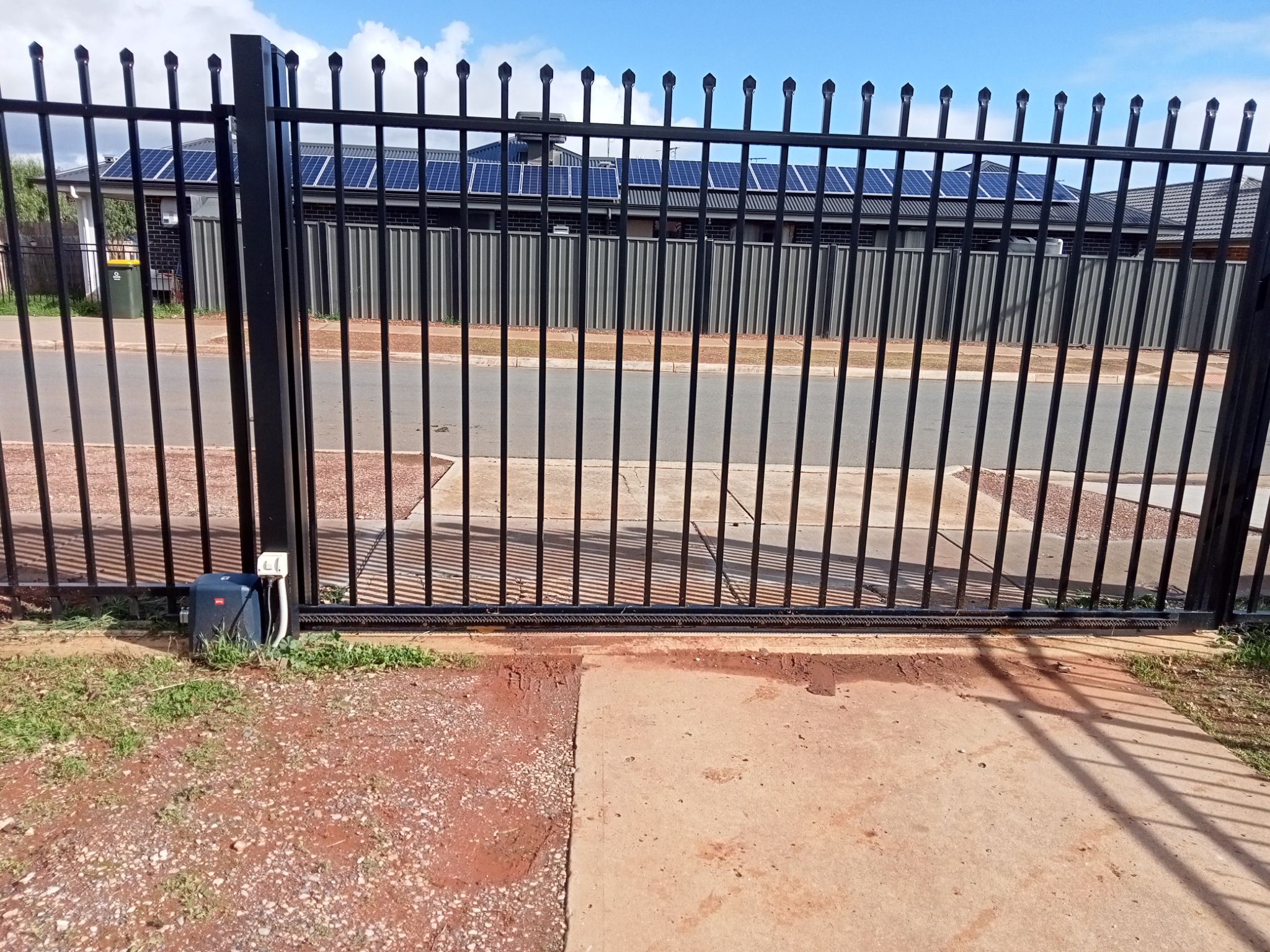Front Gate Locked