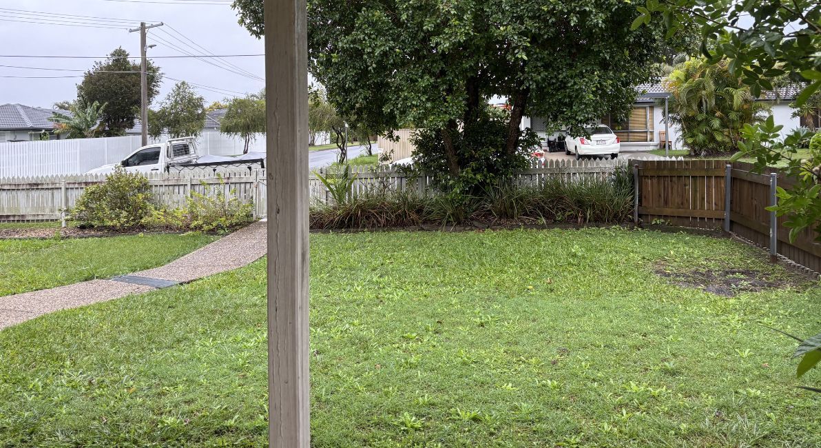 Another angle of the front yard