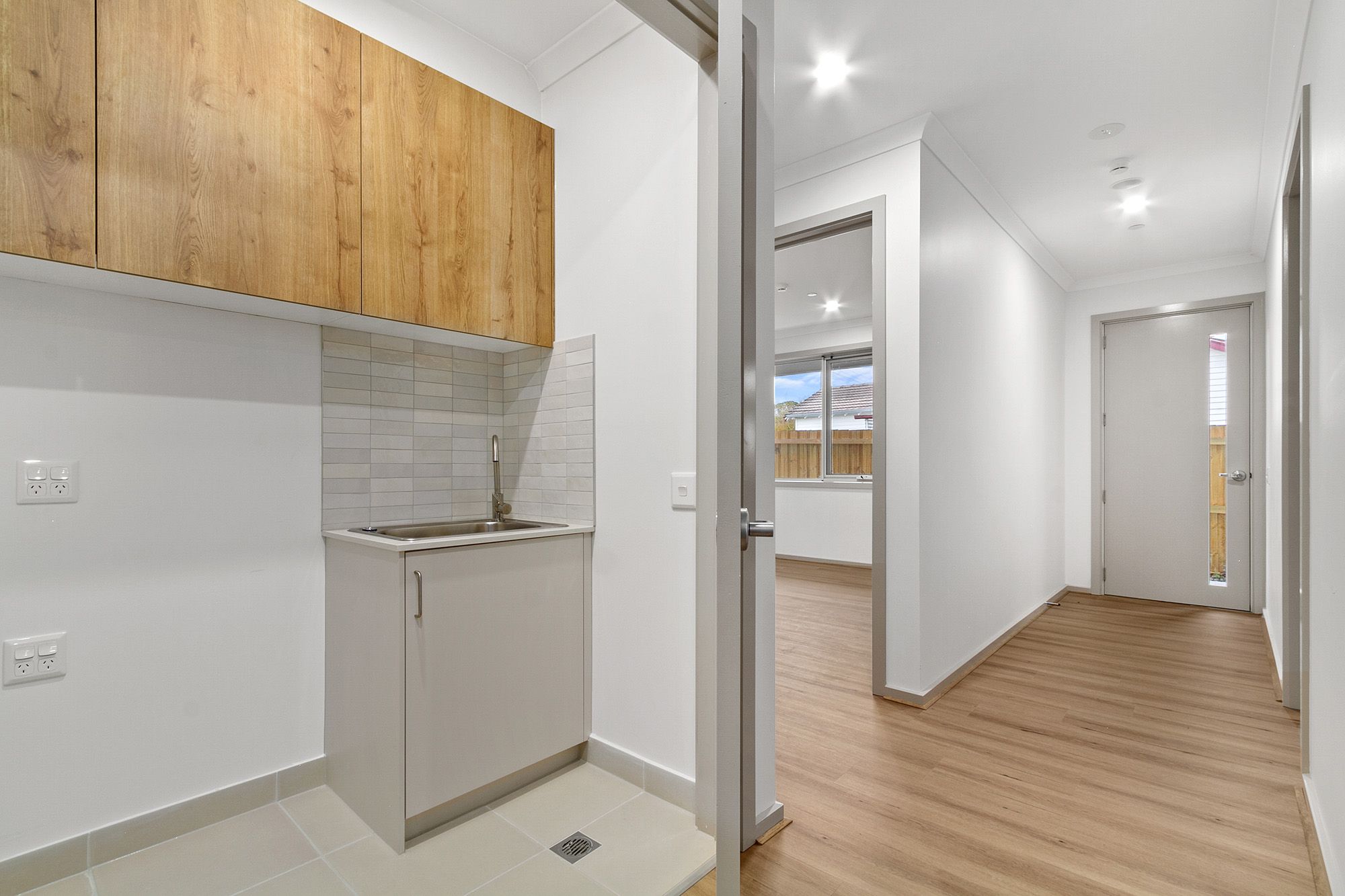 Fairfield 2 Bed Dwelling   European Laundry and Hallway LR No Logo