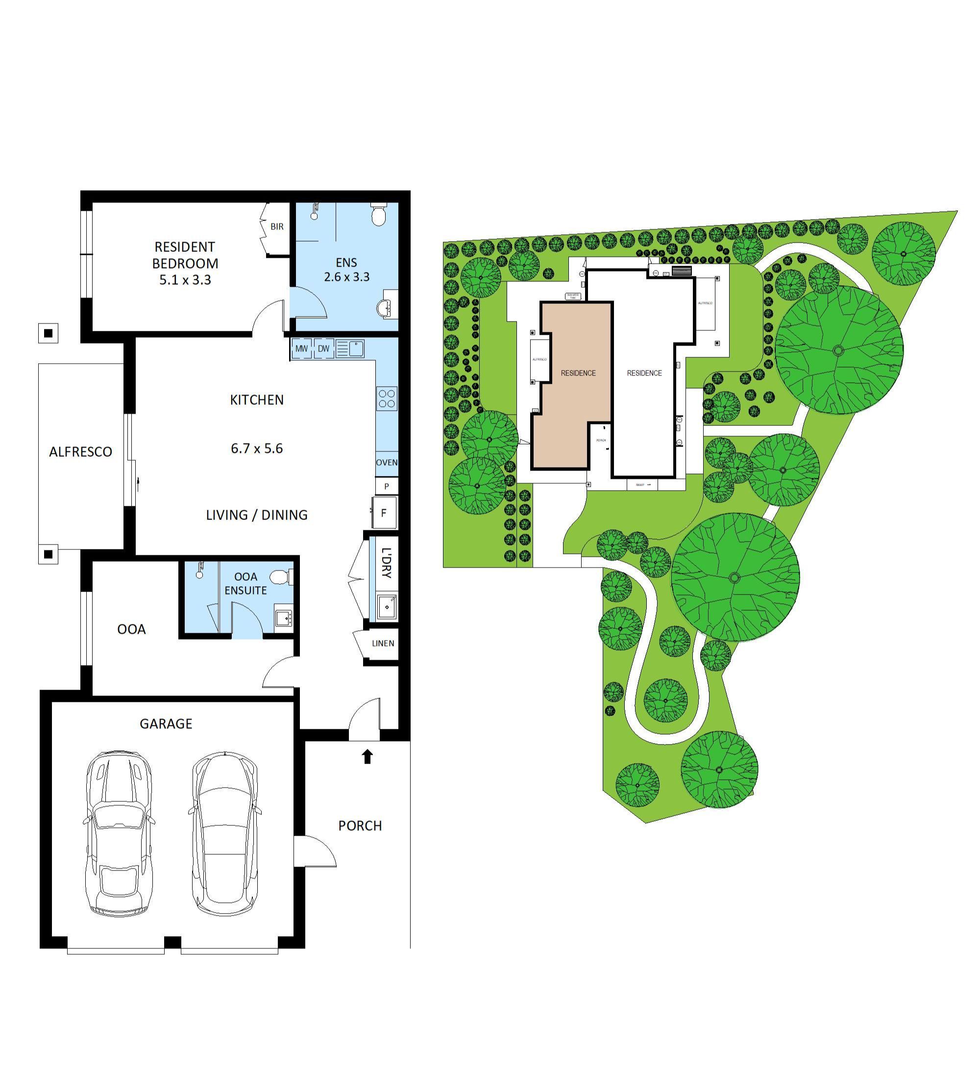 Floorplan  Mount Barker 1 Bed HPS LR