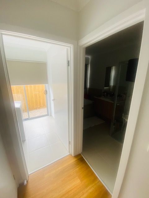 seperate bathroom and laundry