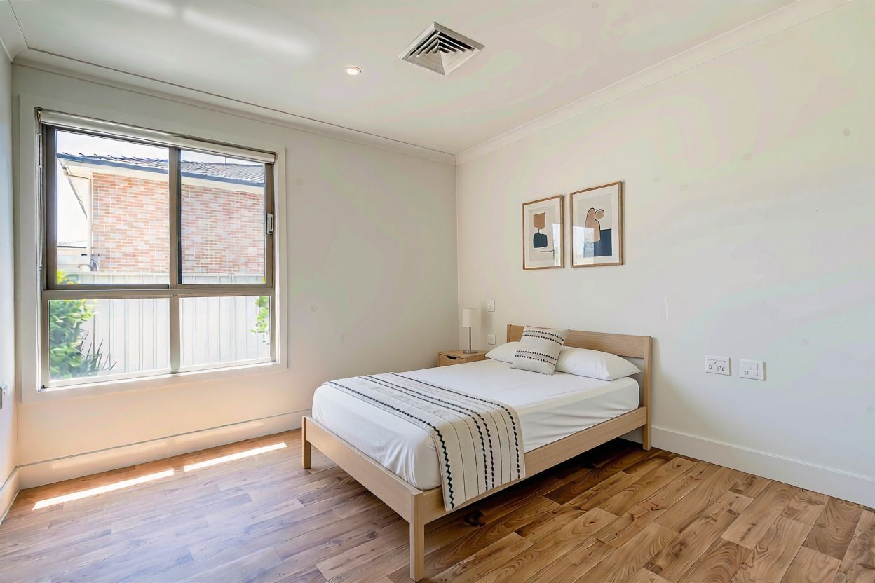 Abigail vacant bedroom virtually styled