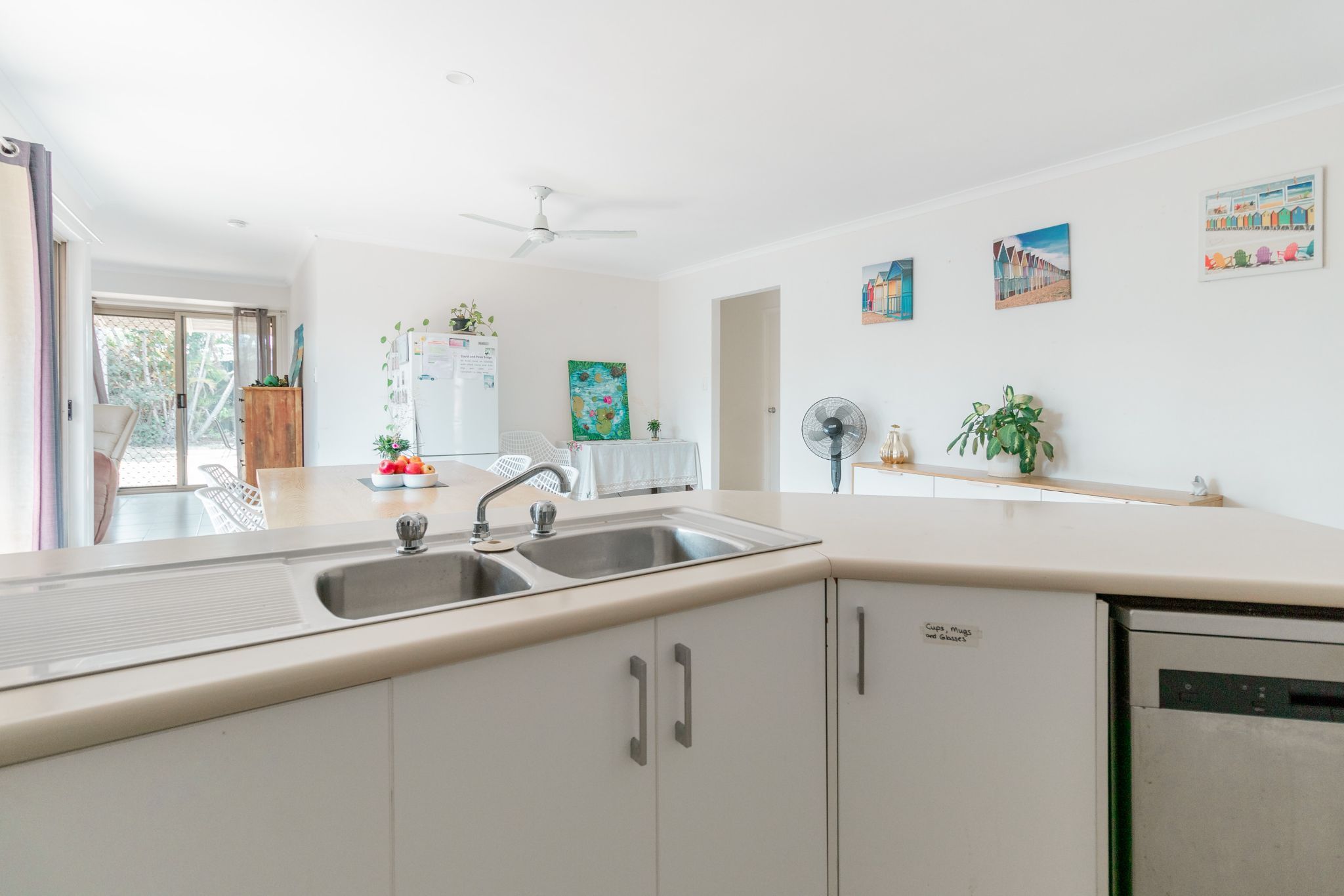 Kitchen and dining area