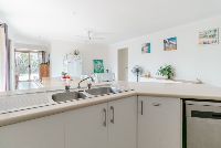 Kitchen and dining area