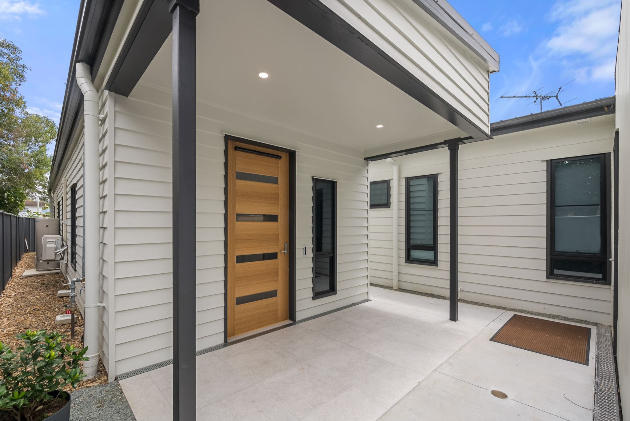 Boondall front of villa