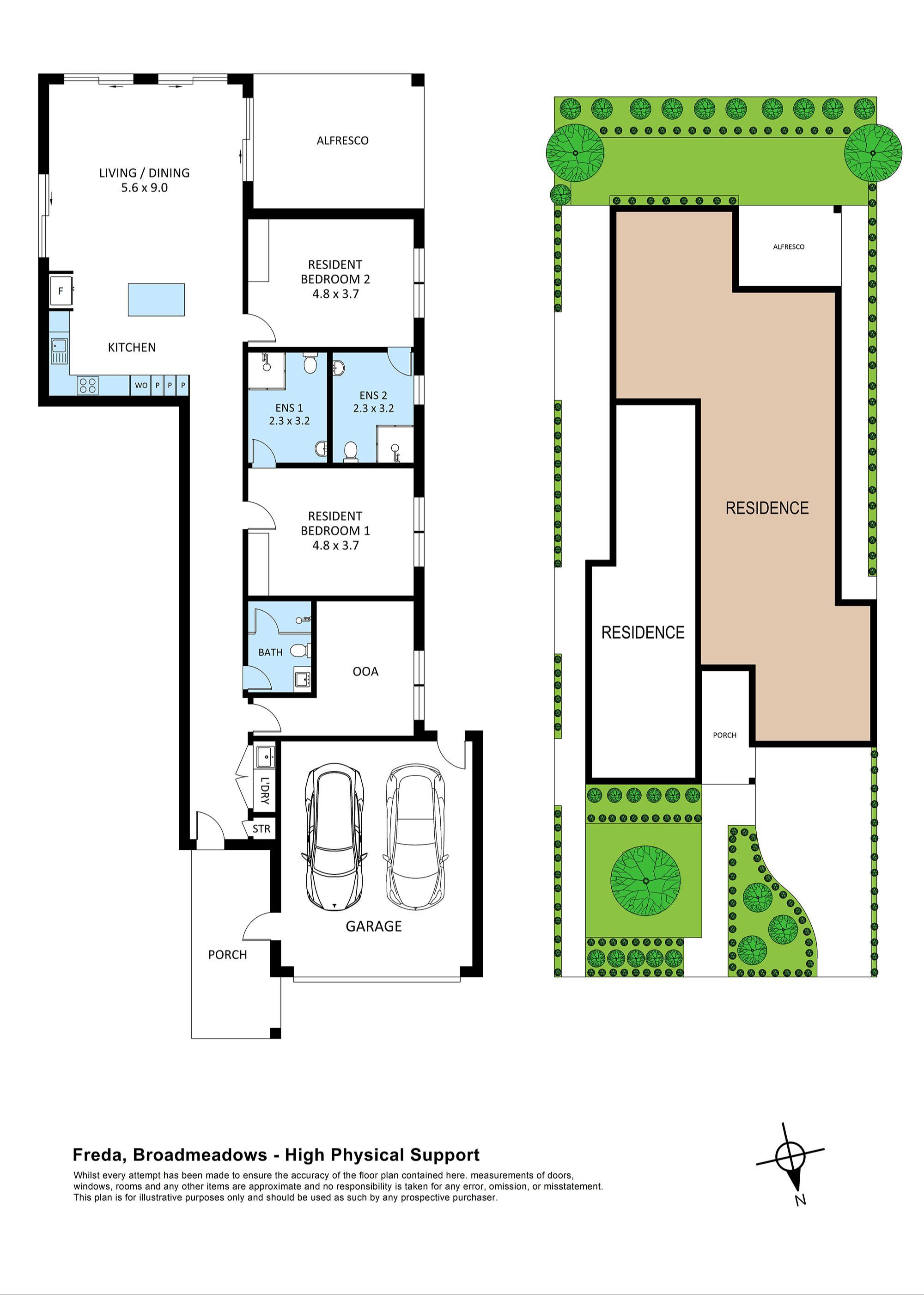Floorplan   Freda Broadmeadows 2BR HPS LR