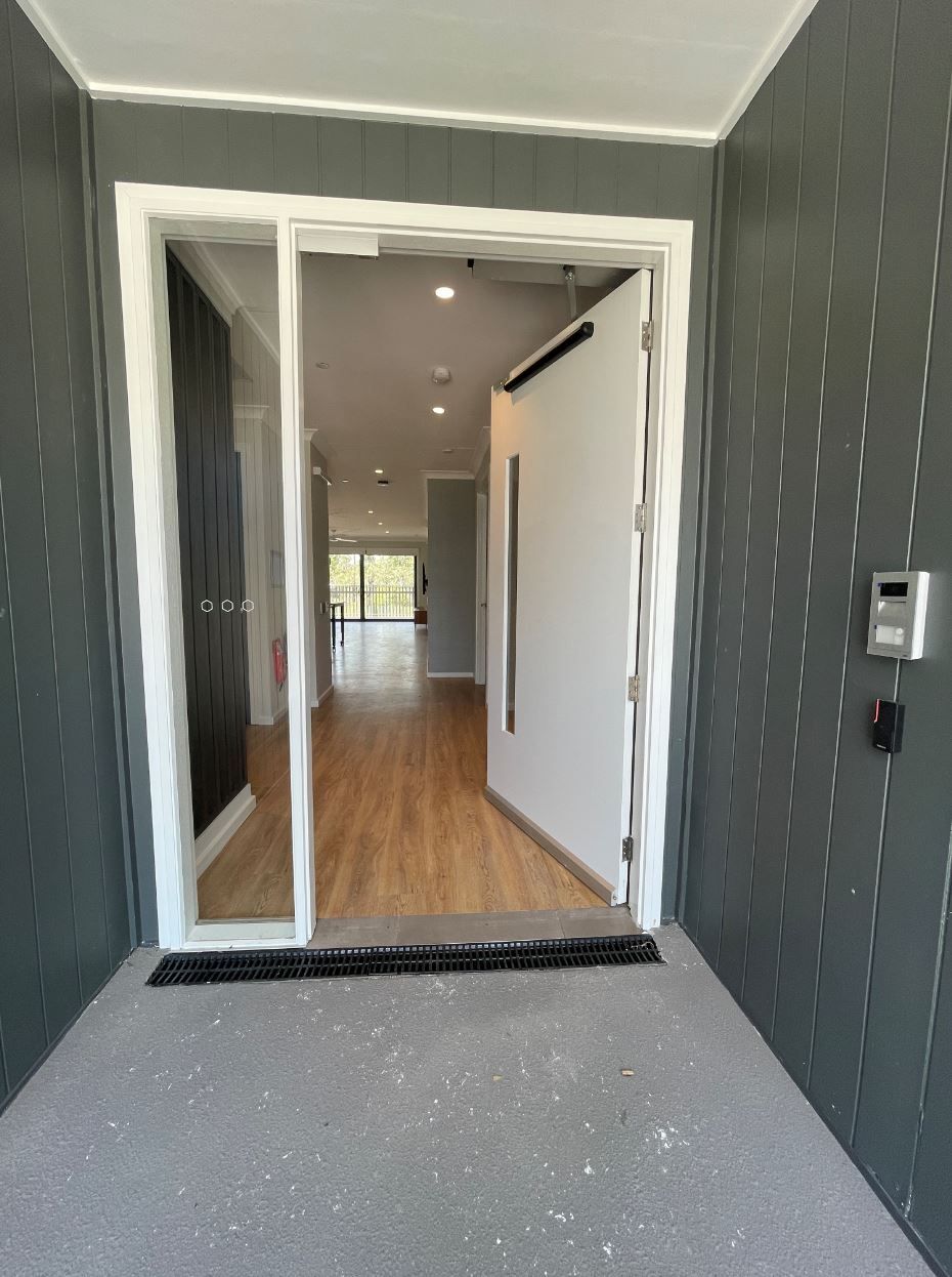 Front door, automatic access