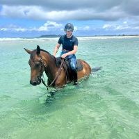 Respite   Byron Care Stay beach horseriding and swimming- with Zephyr horses.