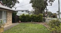 Front yard of property