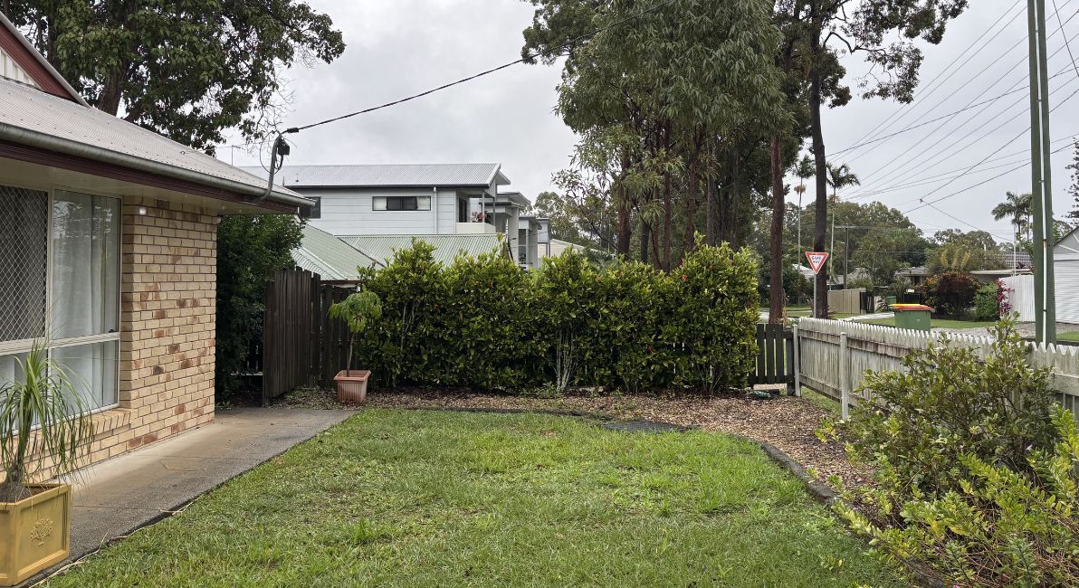 Front yard of property