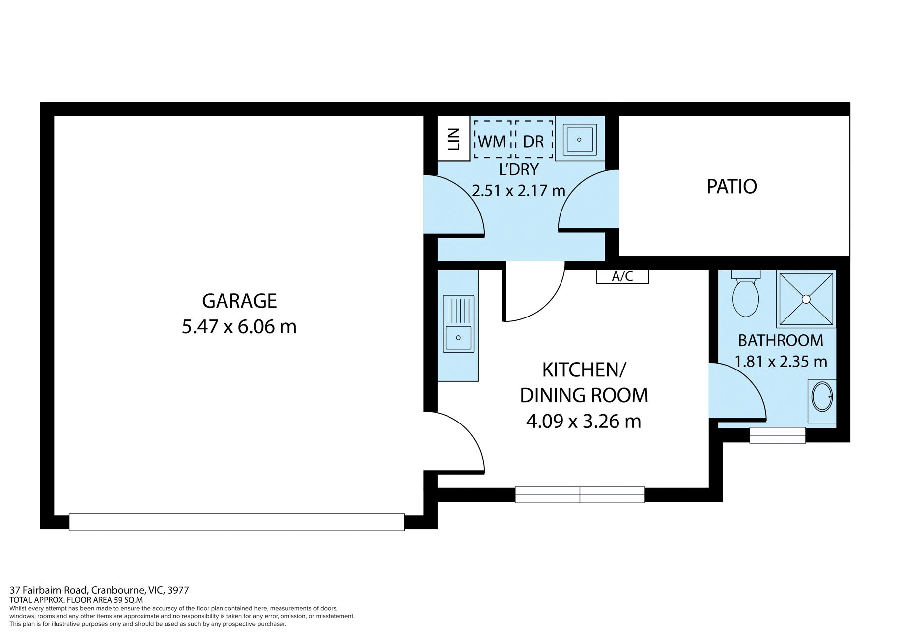 Front 37 Fairbairn Rd