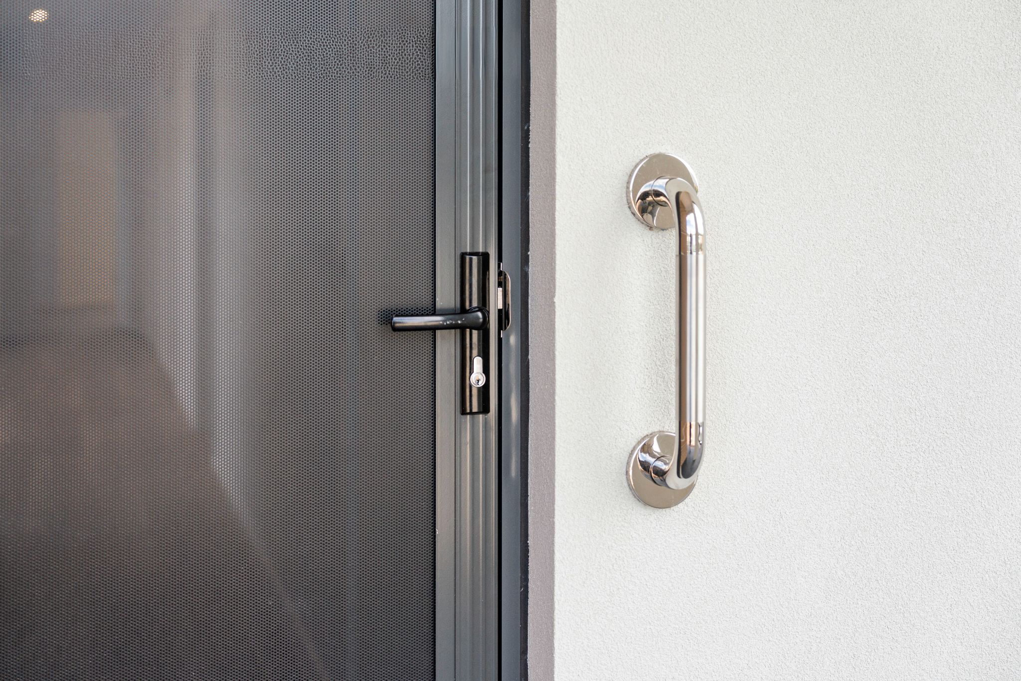 Marine Grade Stainless Steel Swinging Security Door