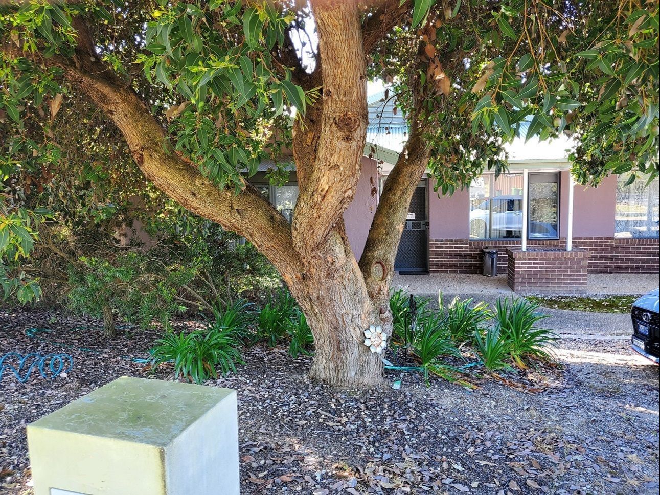 Outside of house