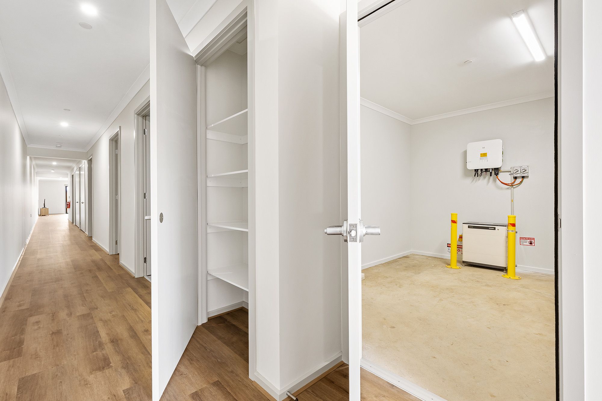 Hallway Garage Entry and Storage LR No Logo