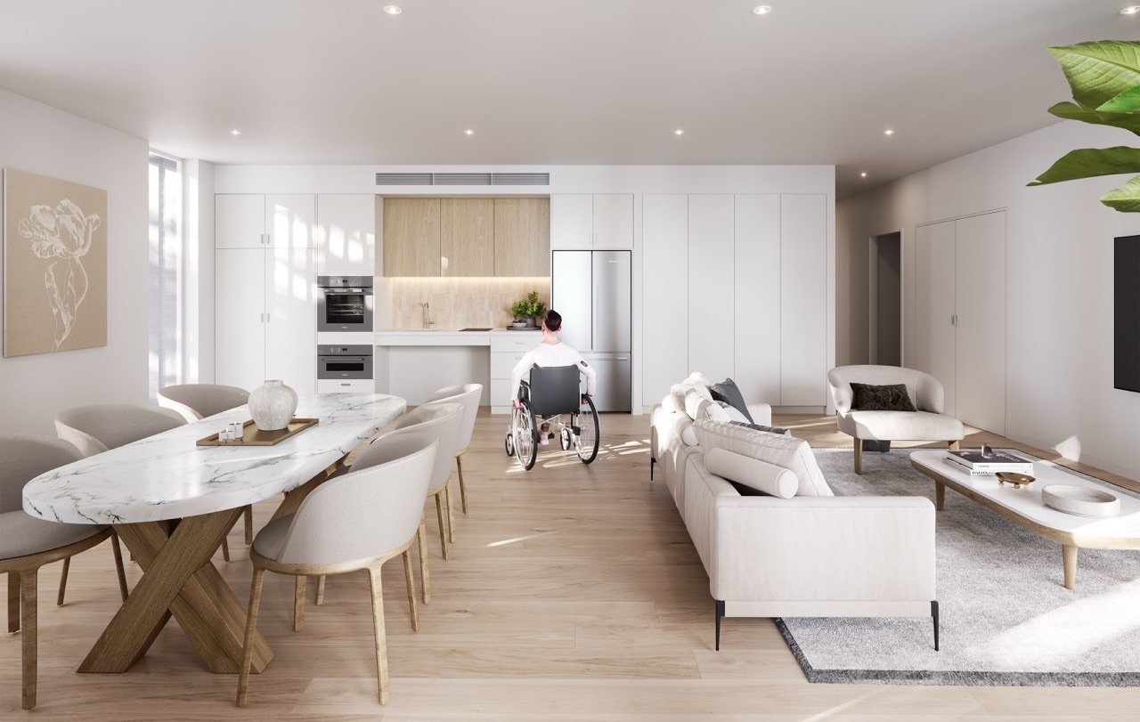 14 16_ParkSt_PortMacq_View04A3_ACCESSIBLE_Living-Kitchen_FINAL Large