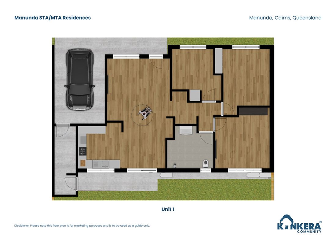 Manunda STA MTA Residences_QLD_2-3 BR_Villas_Floorplan5_Small Size