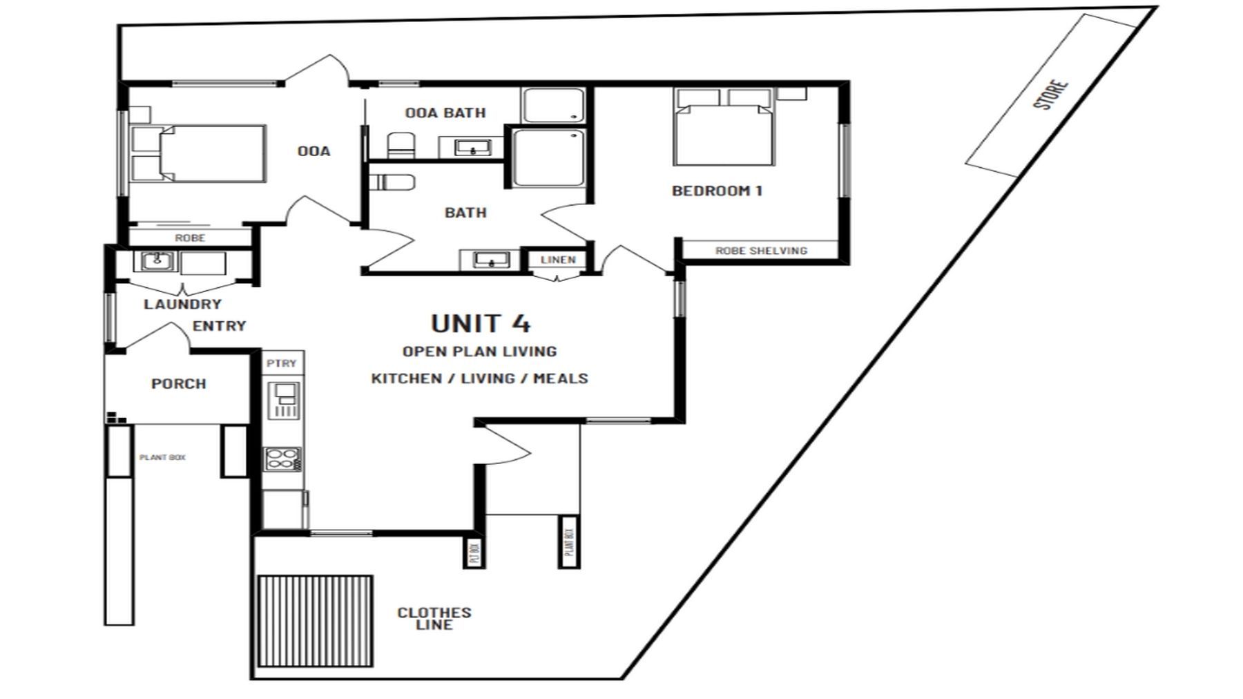 Unit 4 Floorplan