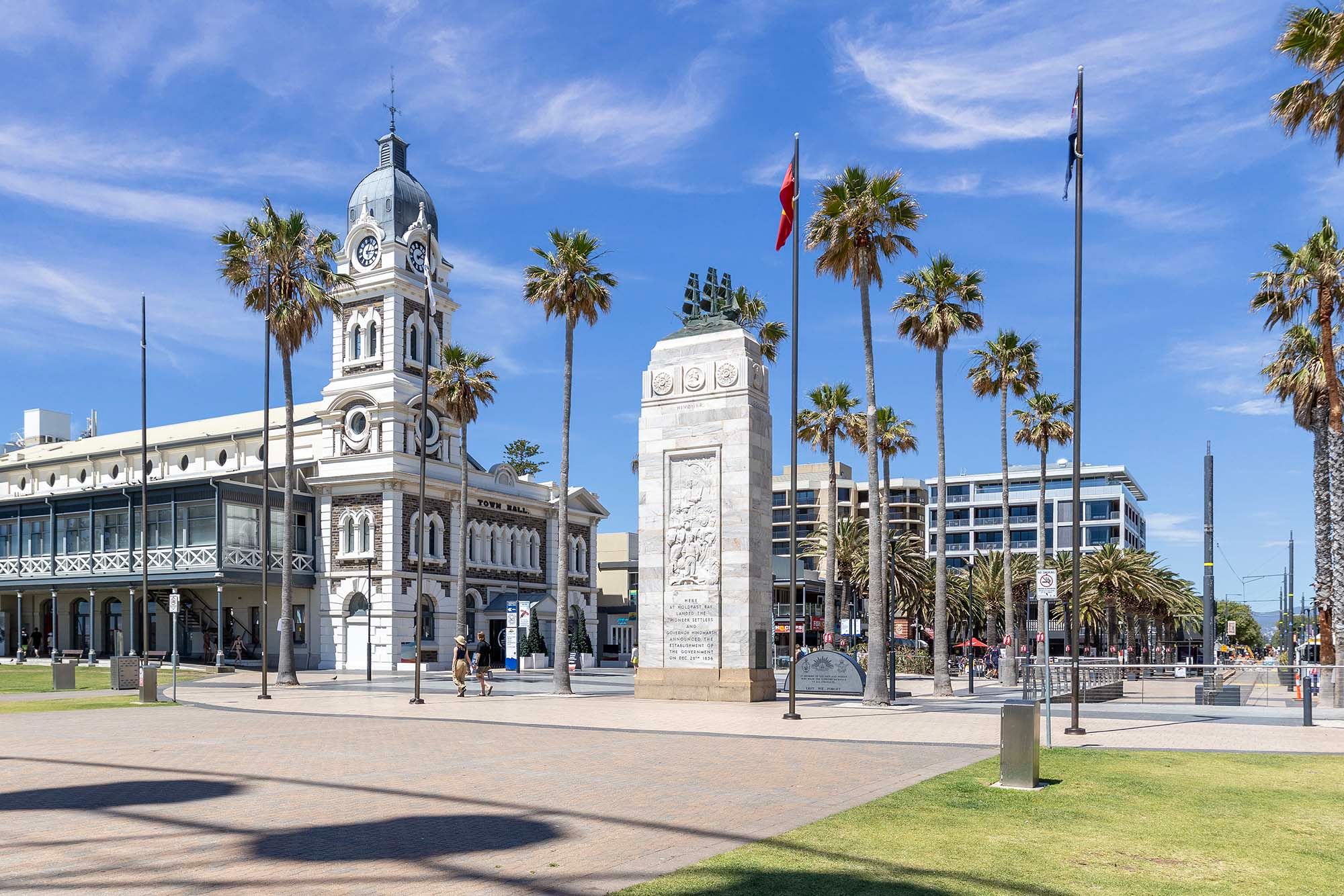 Glenelg Foreshore and Town Hall LR No Logo