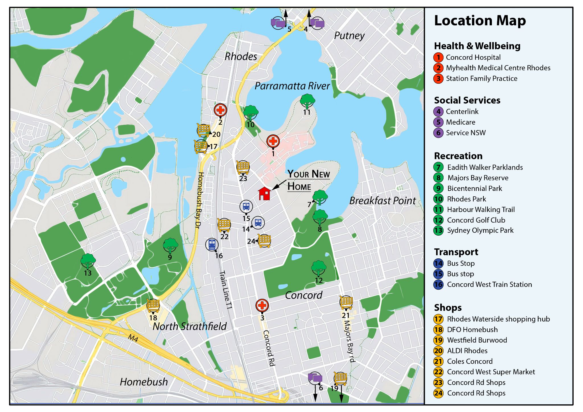 Concord Location Map