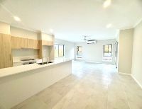Tulip wood kitchen  living, dining