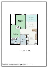 Cannington 2 bed floor plan Large