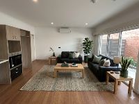 living room and kitchenette