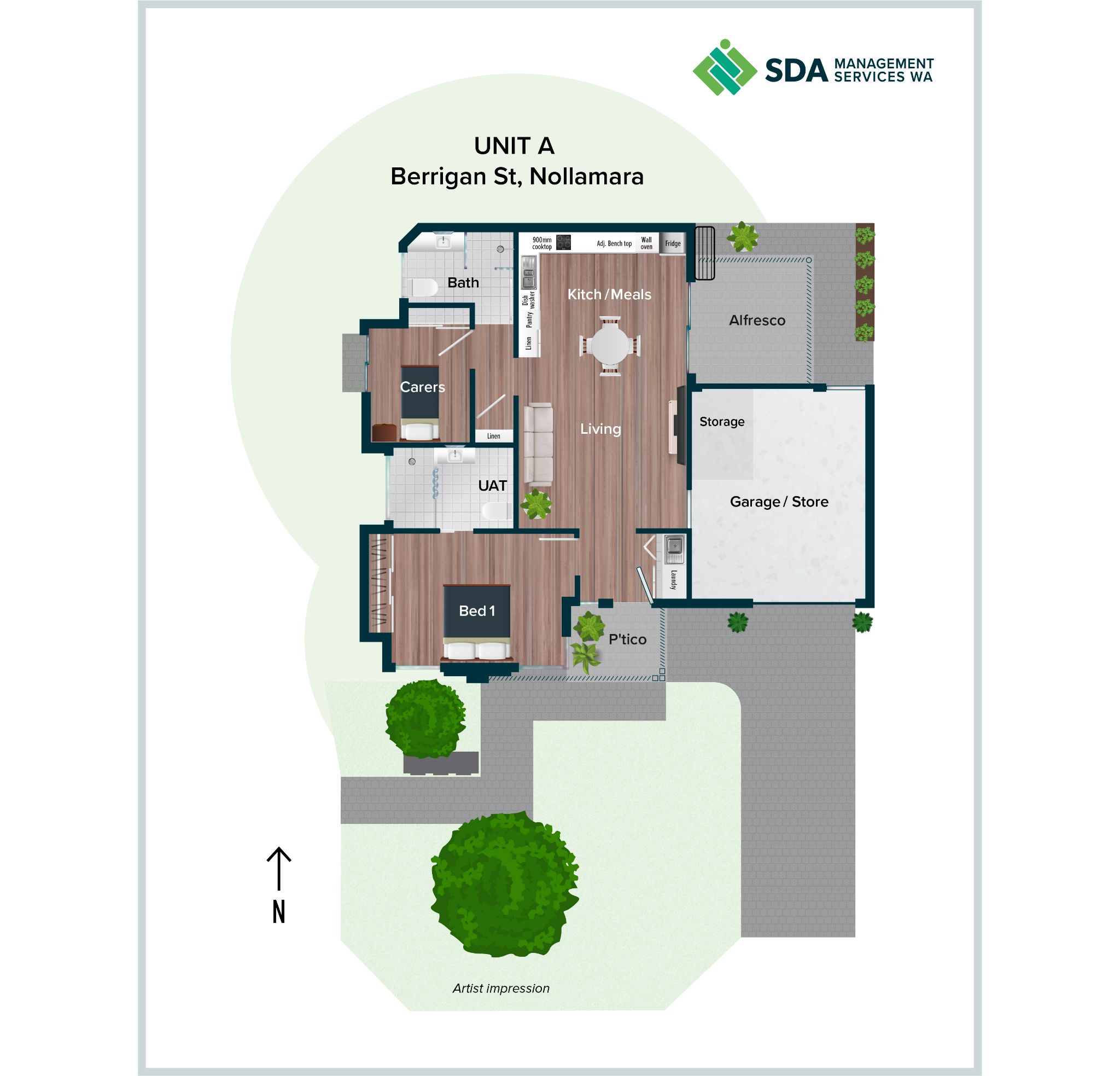 SDA Unit A_FLOORPLAN