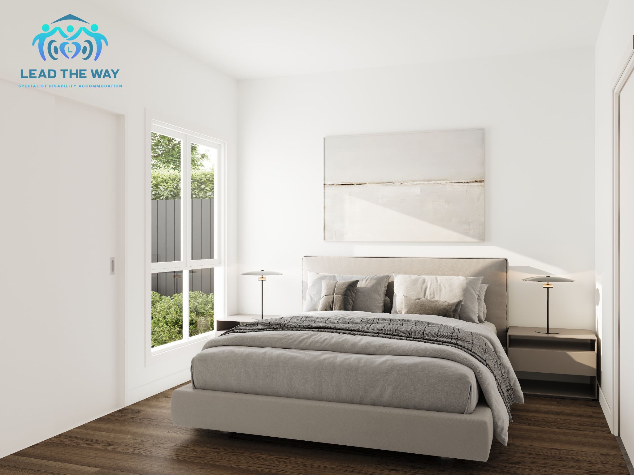 freecompress S42266 5 HUGHES STREET, EAST MAITLAND NSW 2323 (Interiors)_Bedroom wLOGO