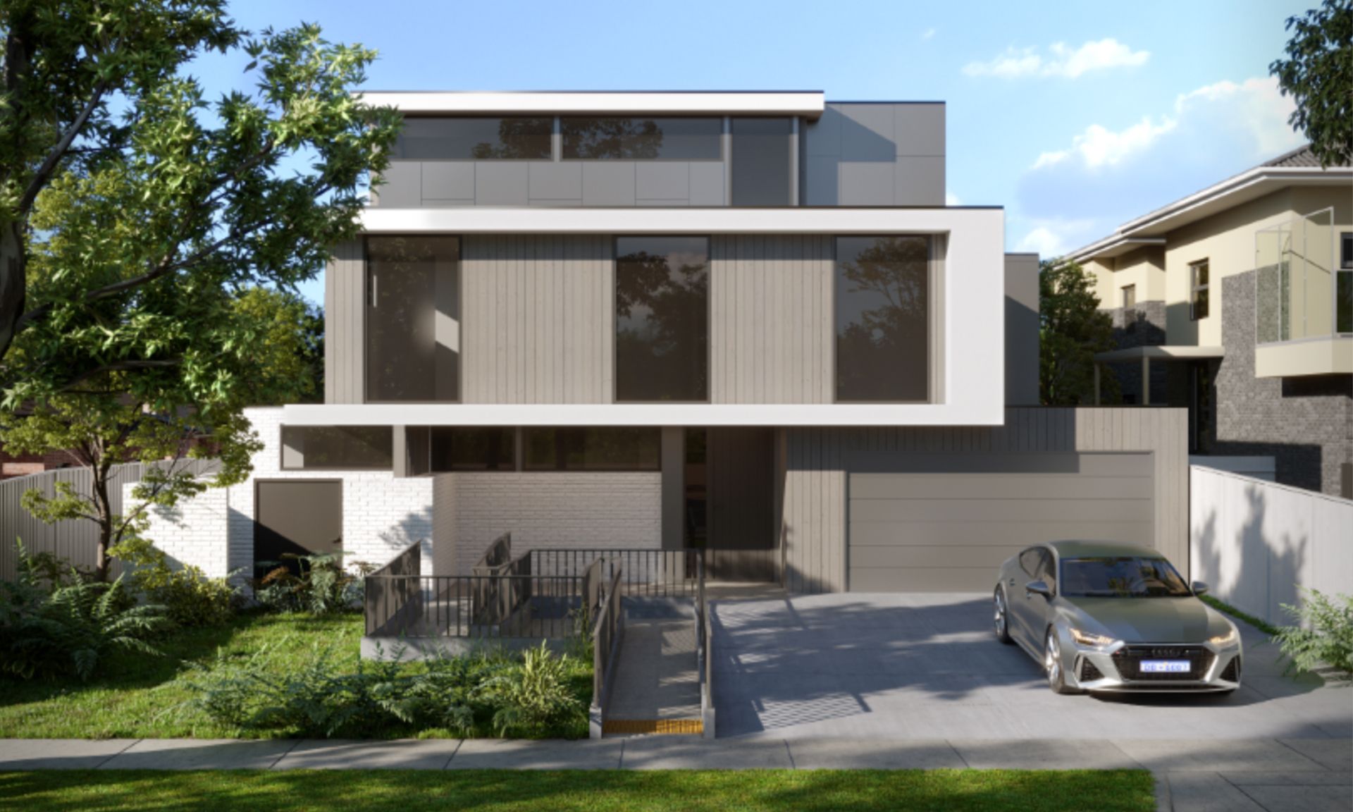 Myxa Ashburton SDA Front of Apartment Building