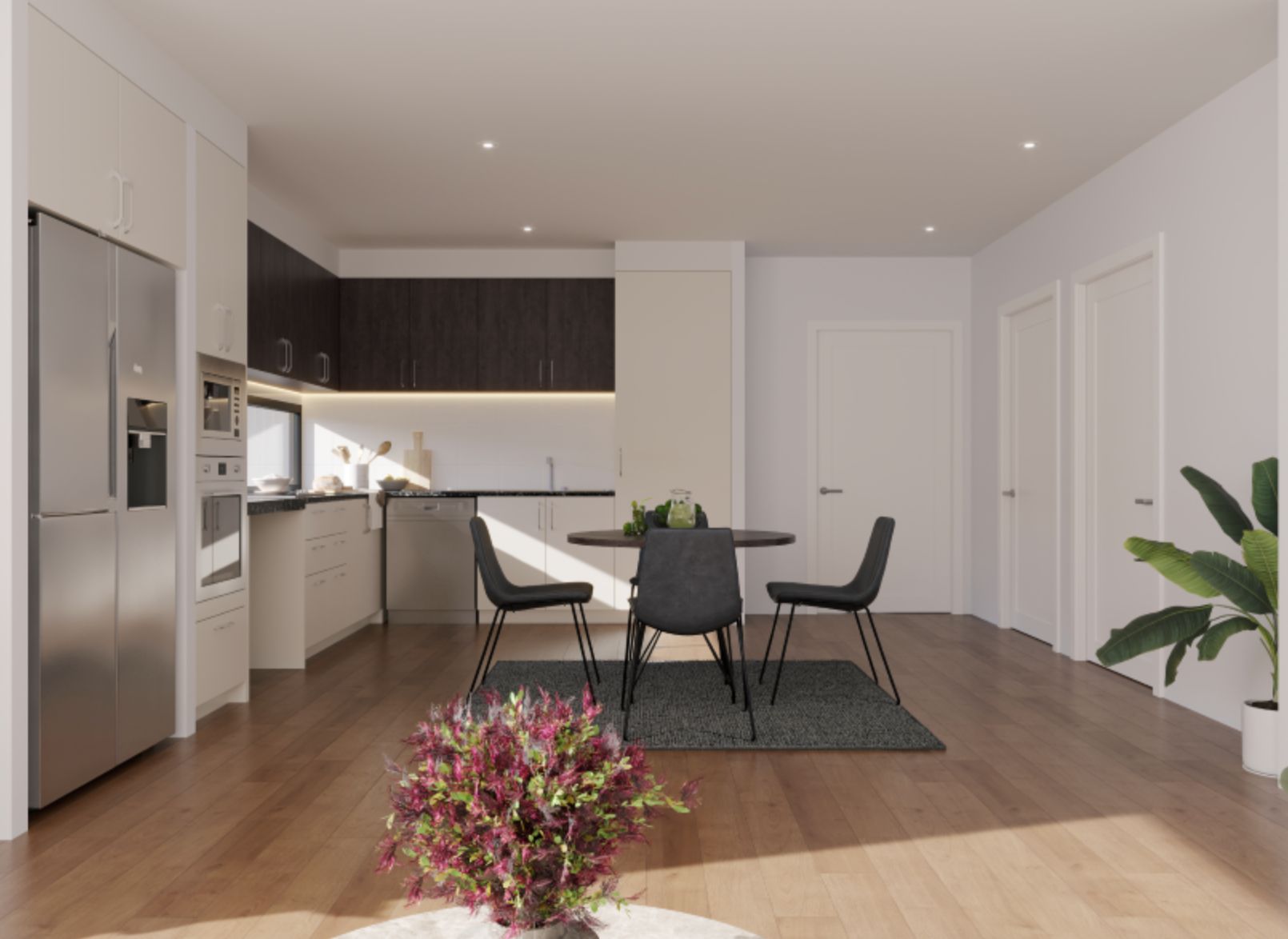 Myxa Ashburton SDA Kitchen and Dining Area