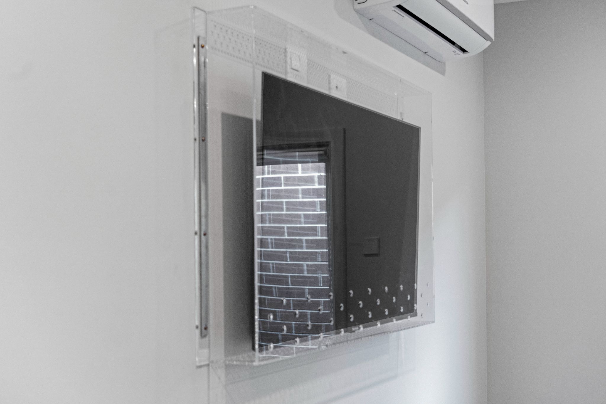 Perspex Protected TV 2