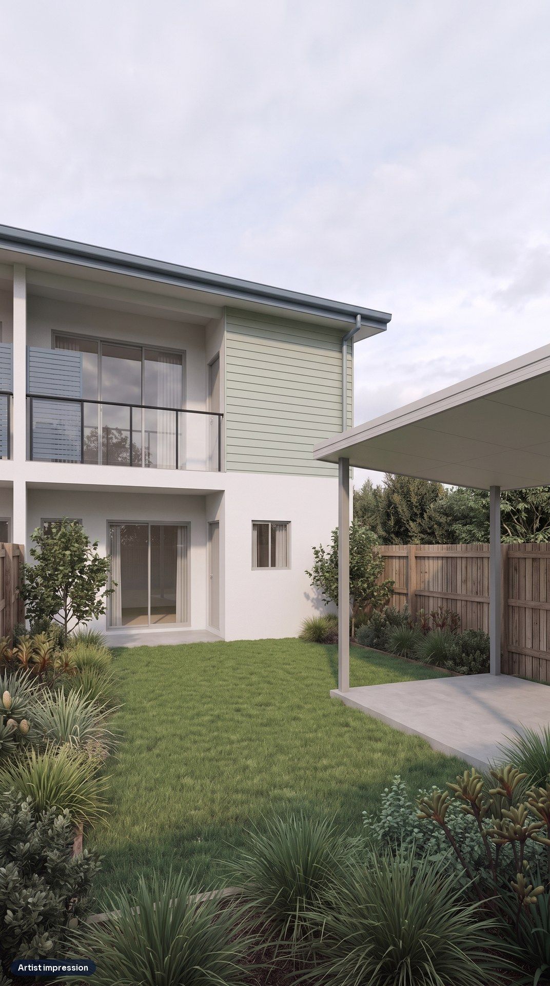 artist impression-N3-rear-courtyard-pavilion-9x16-labelled