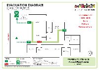 Evacuation Diagram   2 Duncan Street Findon