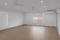 Modern living room with clean design