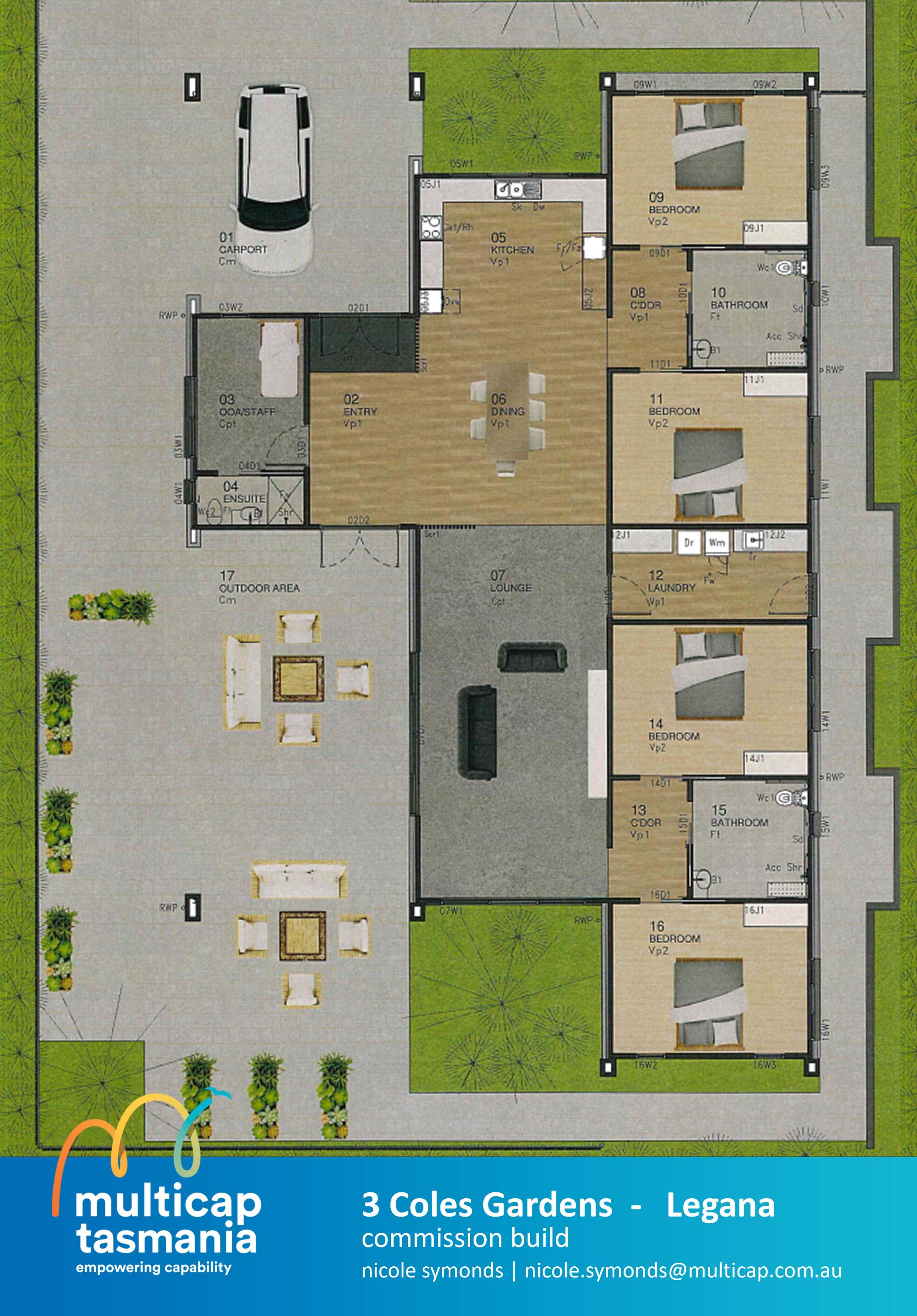 3 Coles Garden   commission build coloured plan sm