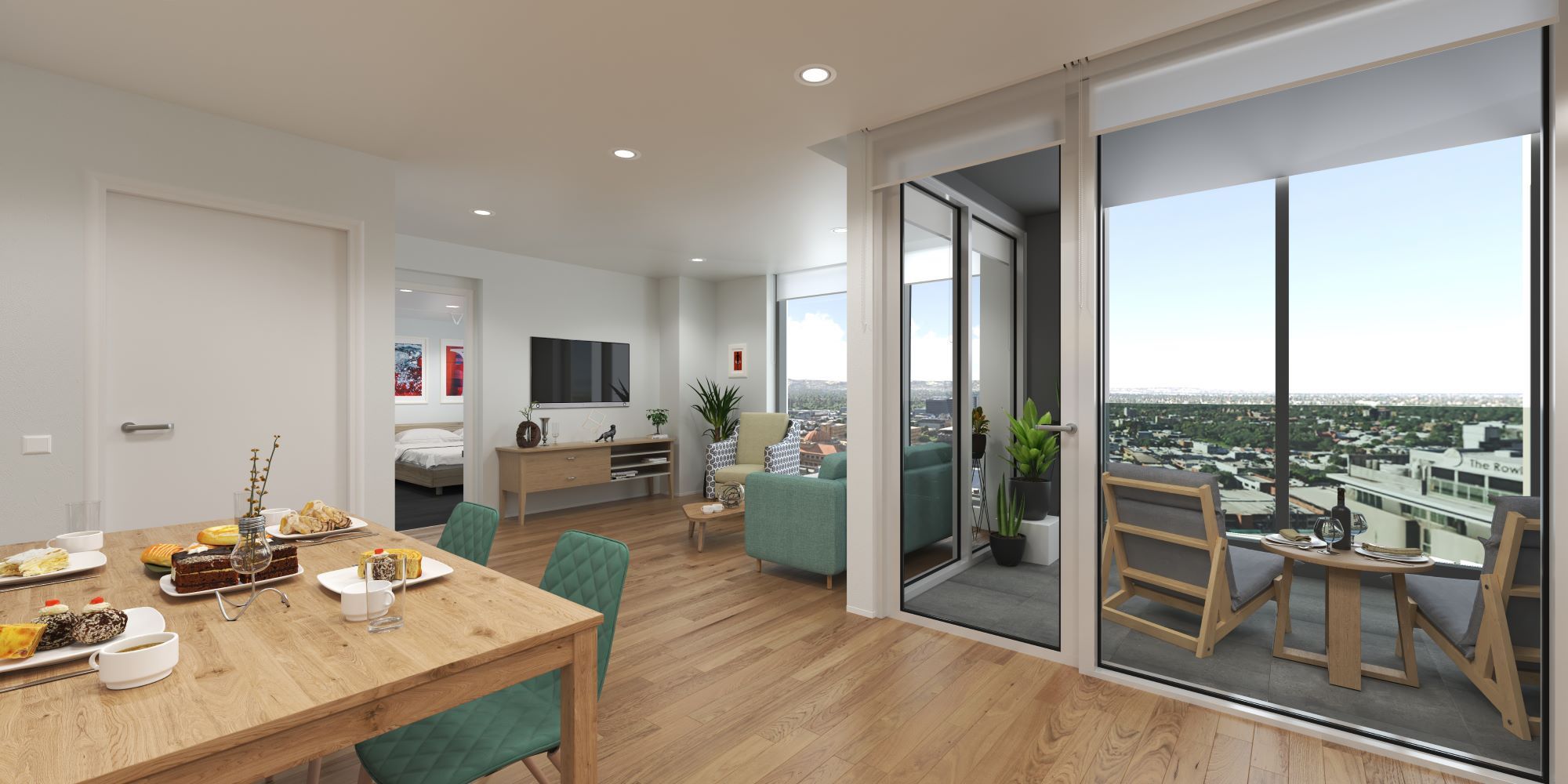 Lounge and balcony disability accomm