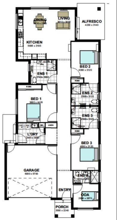 Solander Floor plan