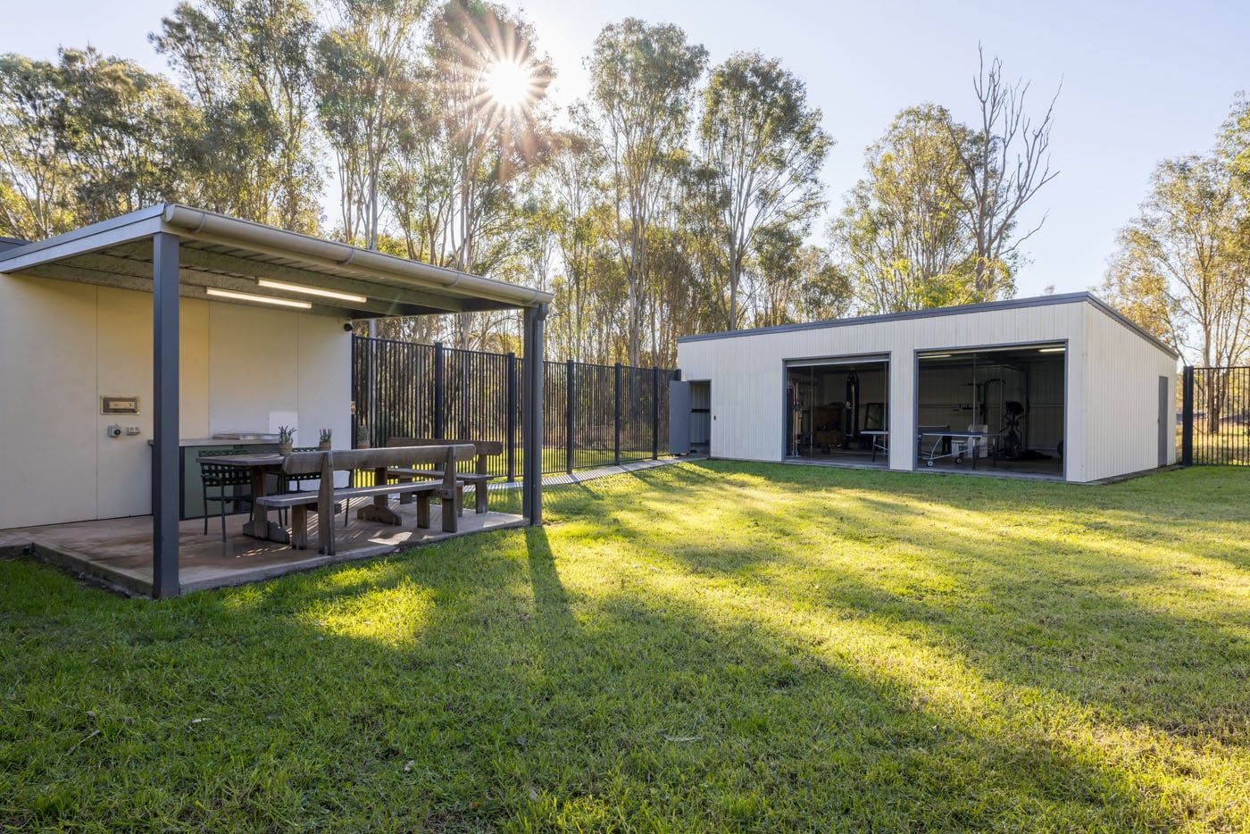 Rossmore 0341-outdoor-seating-gym-shed