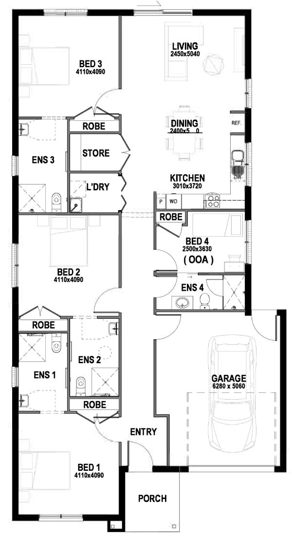 Sparrow Hawke floor plan