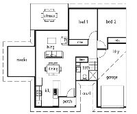 Duplex Floor Plan 1